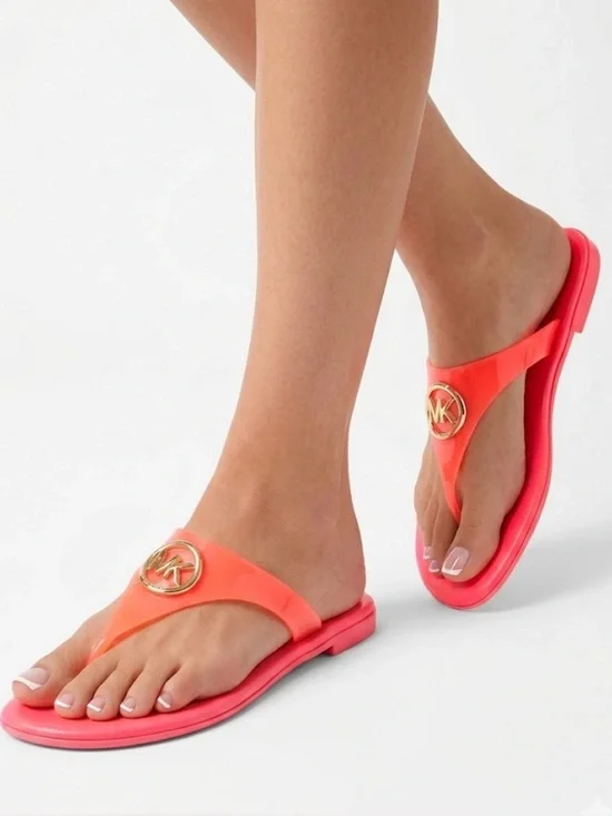 Michael Kors Carmen PVC Jelly Sandals Size 10 - Picture 1 of 7